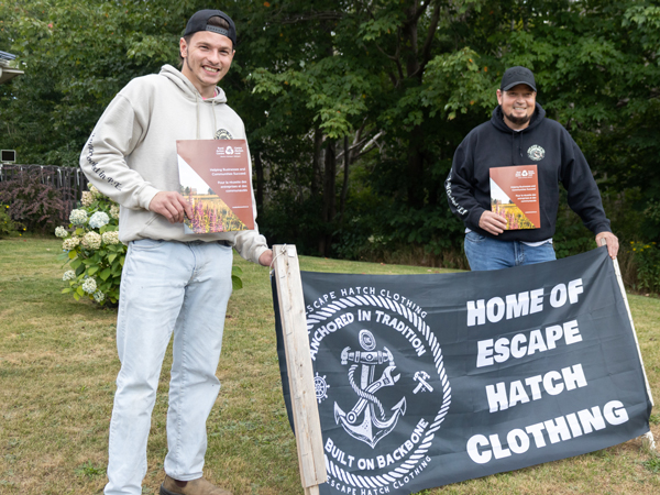 Gary and Aiden Francis, Owners of Escape Hatch Clothing